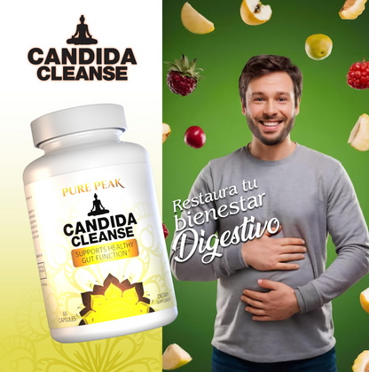 Candida Cleanse - Elimina candida, reduce antojos, hinchazón y fatiga