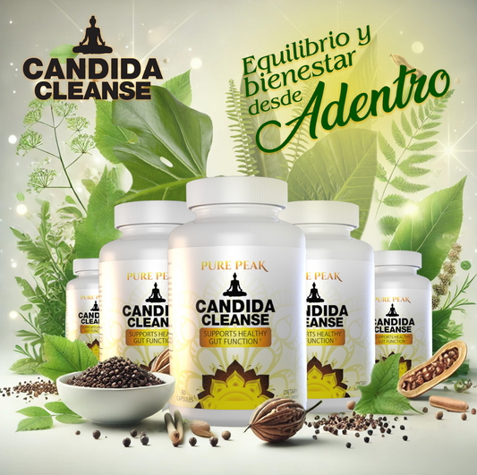 Candida Cleanse - Elimina candida, reduce antojos, hinchazón y fatiga