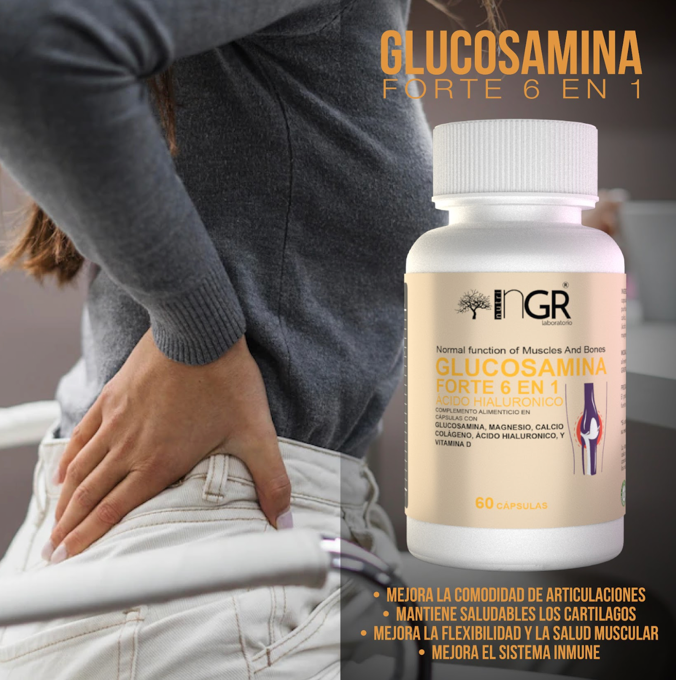 Glucosamina Fuerte 6 en 1